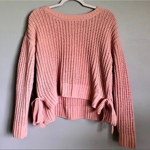 NWT M Candie’s Super Soft Sweater Blush Pink